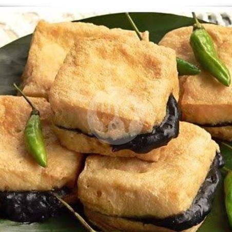 Tahu Petis menu Warung Sate Hamdalah, Krebet