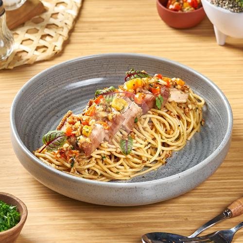 Pork Belly Pasta In Wafu Sauce menu Kitchenette by ISMAYA, Mall Kelapa Gading