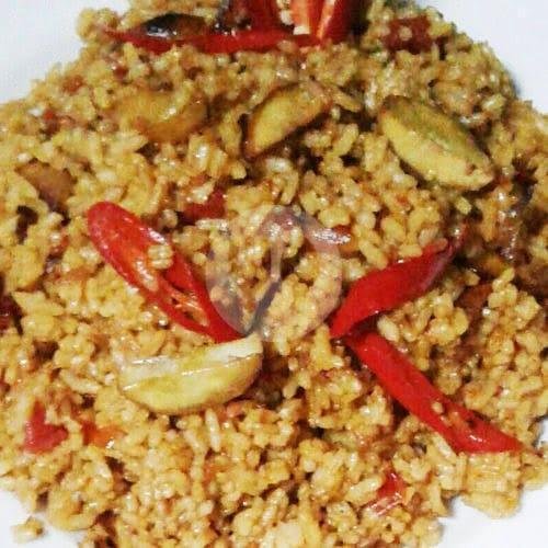 Nasi Gila + Dgg Kambing menu Nasi Goreng Gila Ibu May, Kebayoran Lama