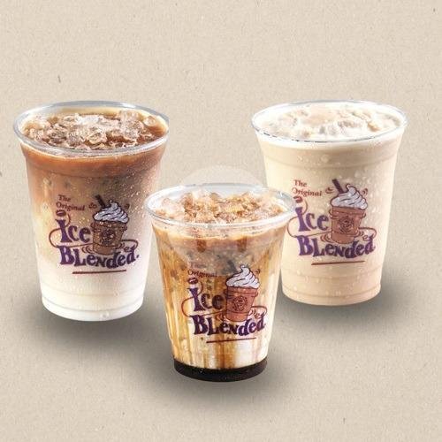 Iced Double Chocolate + Iced Ultimate Aren Latte + Iced Vanilla Latte (B2G1 2) menu Coffee Bean & Tea Leaf, Transmart Buahbatu
