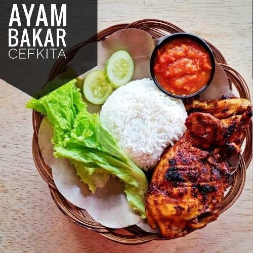 Sego Ayam Bakar Cheffkita menu Sego Ayam Srundeng Chefkita