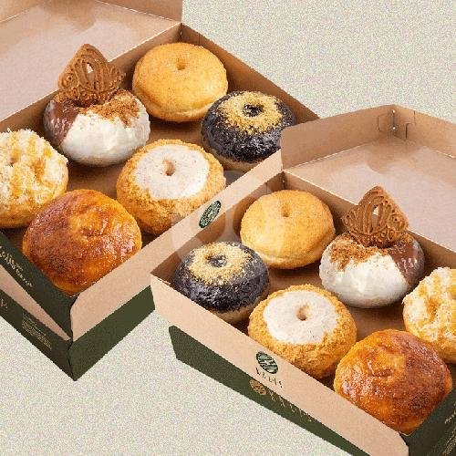 2 Lusin Mix Premium Donut menu Kalis Donuts, Magelang