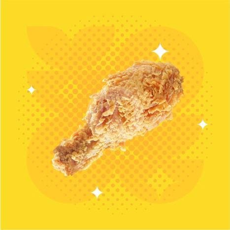 Ayam Utuh Krispi menu Ayam Geprek Hara Chicken, Monjali