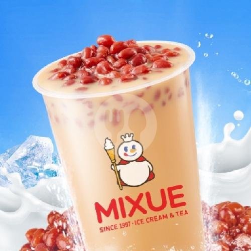 Pearl Milk Tea Medium menu Mixue, Bororbudur Magelang
