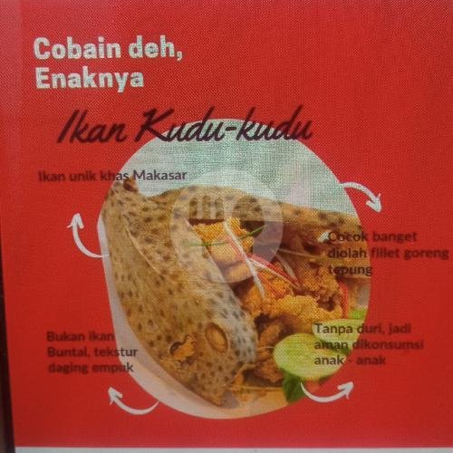 Kudu Kudu Fillet Tepung/Kg menu Ikan Bakar Katombo Online (Spesialis Ikan Bakar Khas Sulawesi), Rogoyudan