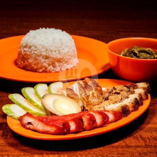 Nasi Kari Ayam Babi Panggang menu Toko Kue Damai, Mangga Besar Raya