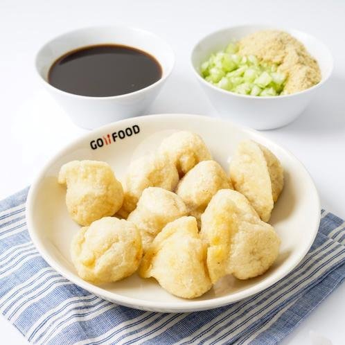 Pempek Kulit menu Pempek Pak Raden, Fatmawati