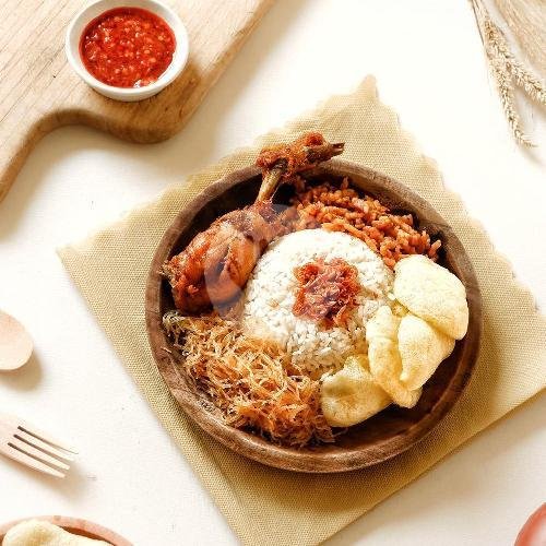 Nasi Uduk Biasa Aja (Original) menu Nasi Uduk, Nasi Kuning Dan Lontong Sayur Berkah, Cimanggis