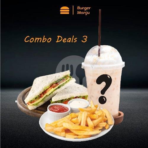 Hemat Roti Sosis Monjoe menu Burger Monjoe, Bojong Koneng