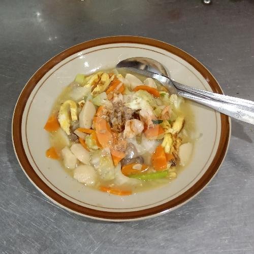 Tahu Tek Telor menu Mie Duta Rasa, Madura