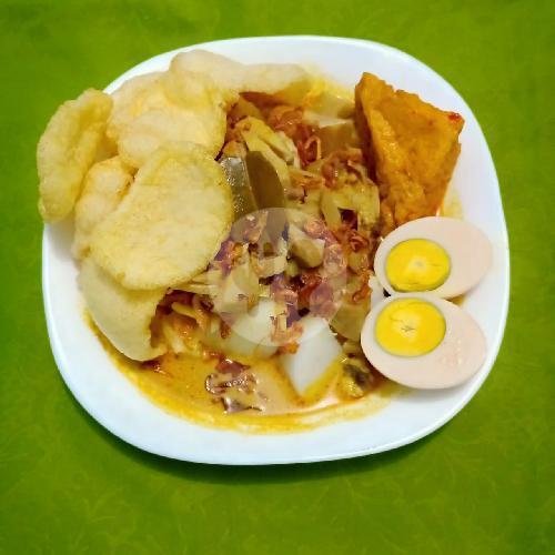 Lontong Sayur Gulai Nangka + Telor menu Ketoprak Faiz, Beji