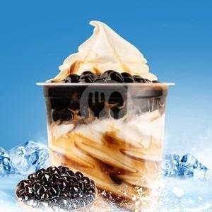 Mango Sundae menu Mixue Semeru