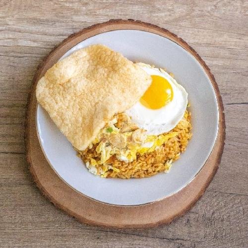 Pangsit Rebus Goreng menu Pangsit Mie Ayam Gajah Mada Surabaya, Opak