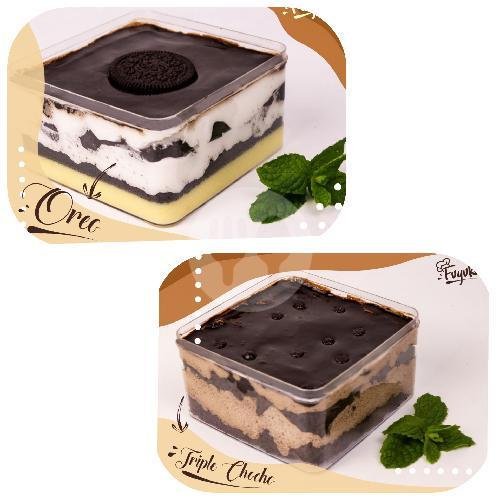 Combo Kue Dessert Regal Dan Kue Dessert Milkbath Keju menu Fuyuku dessert Box