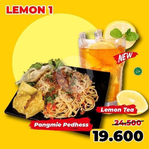 Pangmie Goreng + Lemon menu Es Duren dan Mie Pedes Pangmie Endhess, Gadang