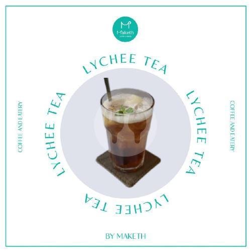 Ice Peach Tea menu Maketh Coffee & Eatery, Danau Agung