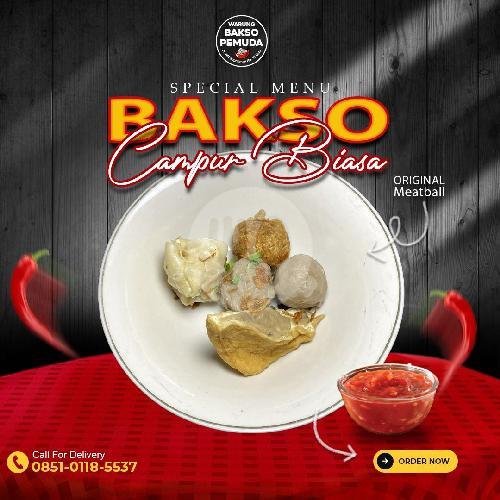 Bakso Campur Biasa menu Bakso Pemuda