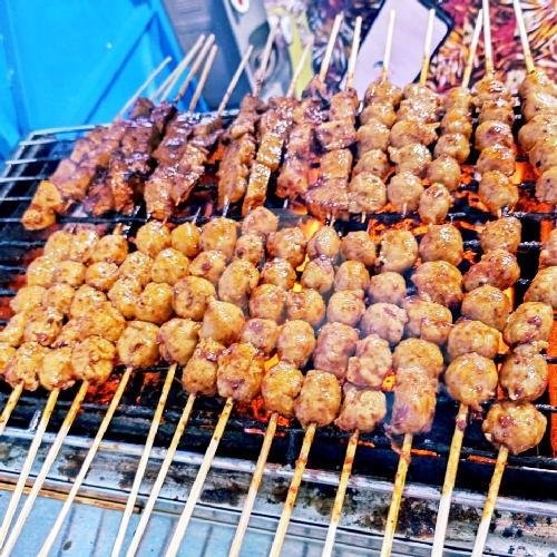 Paket Tahu Bakso Bakar (10 Tusuk) + Bonus Sambal Sosnag Pedas Mantul menu Bakaran Mbak Gembrot