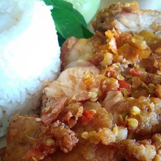 Dada Geprek Keju Plus Es Teh/Panas menu Ayam Geprek & Ayam Bakar Kang Bawor, Argorejo