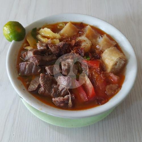 Mie Kocok + Nasi + Es Teh Maniss menu Soto Mie Bogor Dan Mie Kocok Kang Enjam, HS Ronggowaluyo