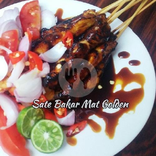 10 Tusuk Sate Ayam Bumbu Kecap Khas Tegal menu Sate Bakar - Mat Golden, Panca Tengah 3