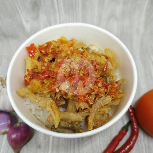 Rice Bowl Nasi Putih Ayam Geprek menu Tekmigo Rice Bowl (Nasi Kuning & Nasi Uduk), Bintaro