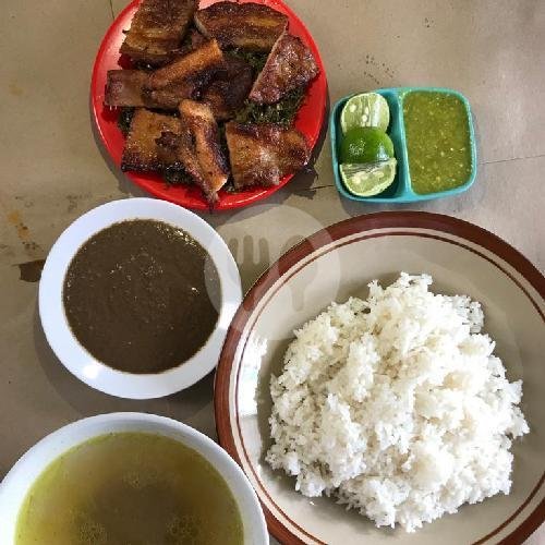 Saksang Sedang menu Rumah Makan 5 Serangkai Masakan Khas Karo Medan