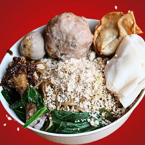 Bakmi Ayam 2 Pangsit Rebus menu Sooyamin - Bakmi Bakso Asap, Lebak Bulus