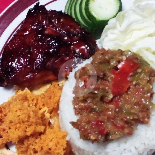 Nasi Ayam Bakar Sambal Llp+sirub/teh Manis menu Ayamku, Depok