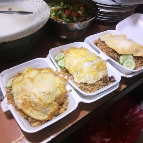 Nasi Gila menu Nasi goreng kambing H. Bisri, Kebon Kacang