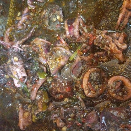 Kepala Cakalang Woku menu RM Manado Cakalang, Bulevard Hijau