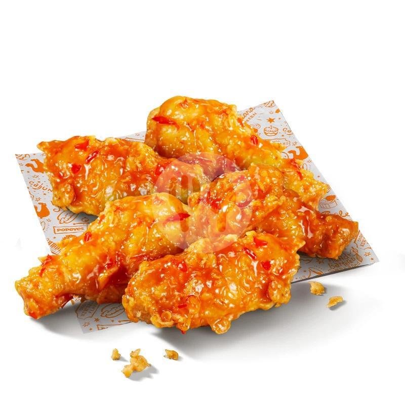 5 Chicken Wings Classic [ No Sauce ] menu Popeyes Chicken, Bintaro Emerald