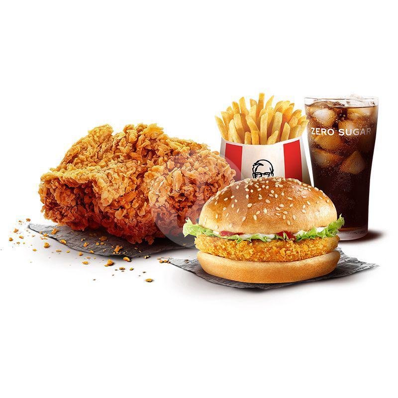 Menyala menu KFC Box, Stasiun Cirebon