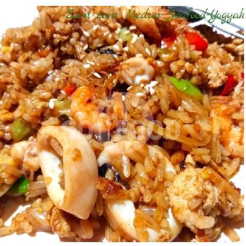 Udang Saus Padang menu Nasi Goreng Dan Seafood, Zamzam Medan Seafood