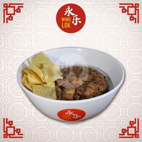 Bubur Ayam Cincang menu Winglok Hongkong Dimsum, Cilandak