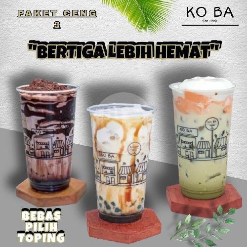 Matcha Latte ( L) menu Koba Kopi & Boba, Kebayoran Lama