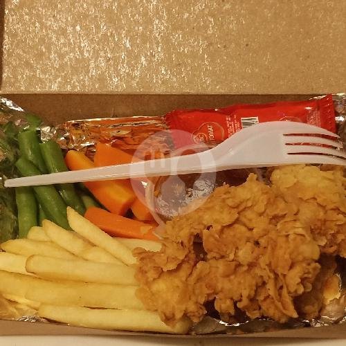 Mie Petir Chicken Burger Crispy (Level 1-5) menu Mie Lava, Adrimulyo