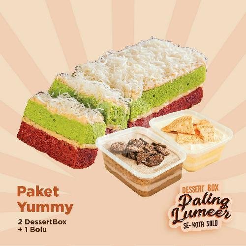 Paket Happy menu Lapis Aren, Solo Square