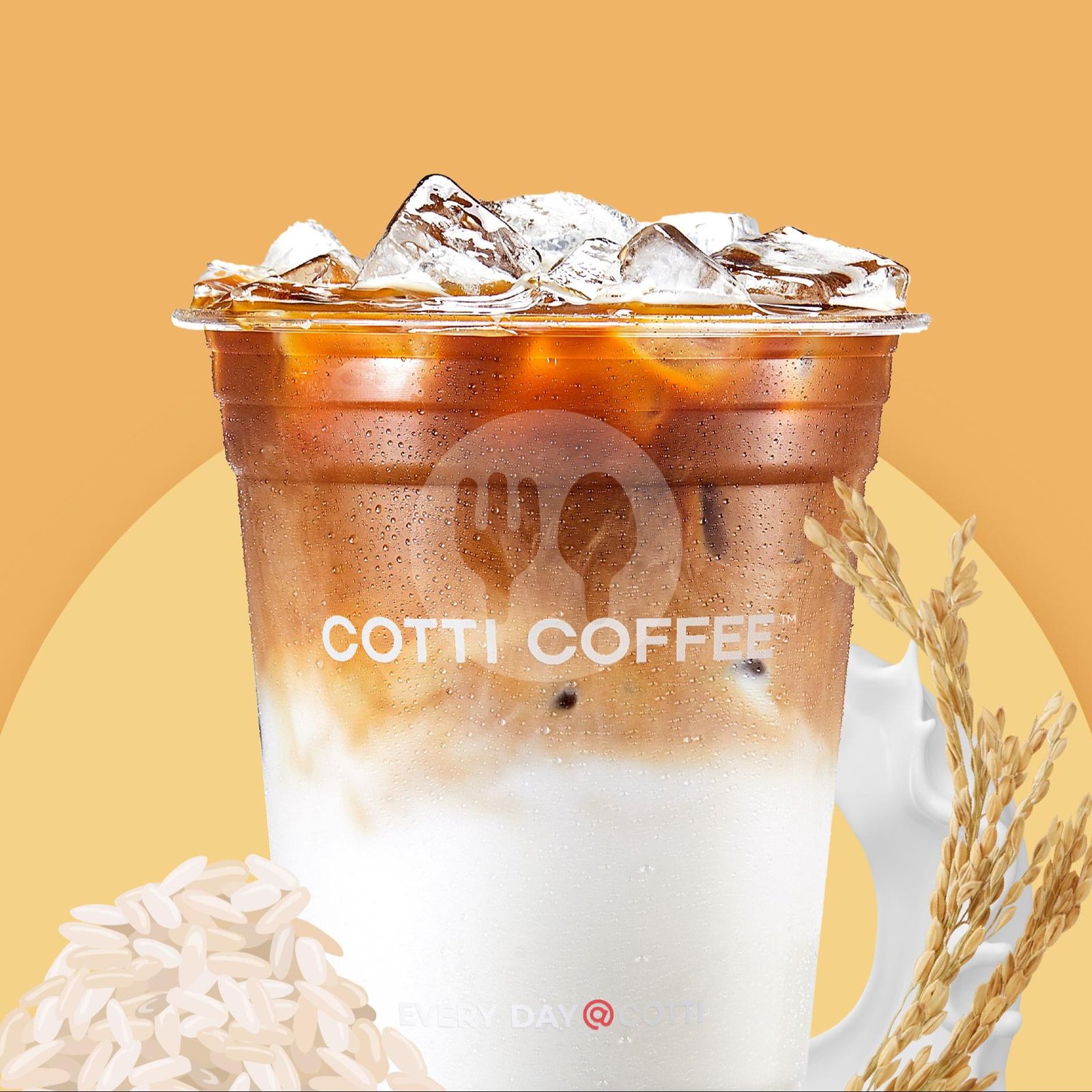 Aren Rice Milk Latte menu COTTI COFFEE, Bellagio Boutique Mall