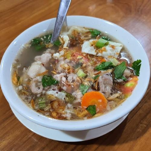 Sop Sayadan Kambing menu Sate Tegal Marem - Sate Kambing Muda, Sukajadi