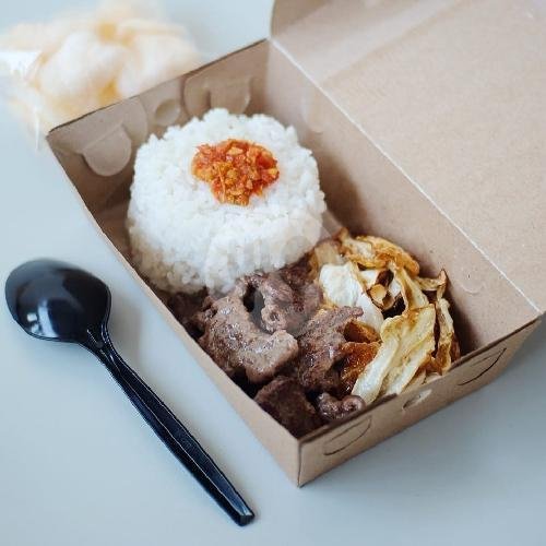 Nasi Daging Asin Jumbo menu AYO mAKAN DAGING