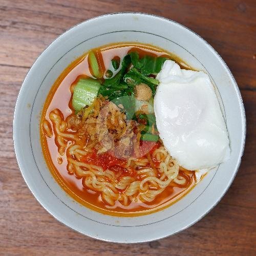Indomie Kuah Pedas menu Bubur PaPaBurjo, Jl Re Martadinata No 9A