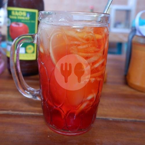 Lontong menu Bakso Idola Kediri, Mauni