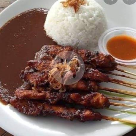 Sate Ayam Campur Kulit 10 Tusuk menu Sate Madura Taman Sari VI