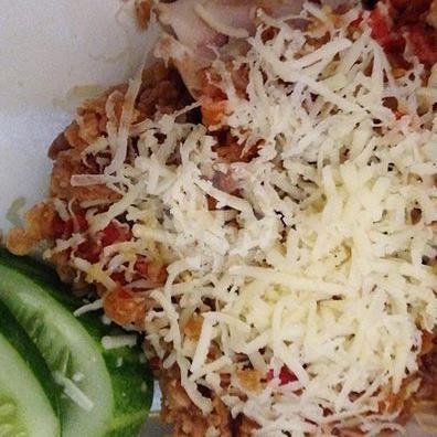Telur Dadar Bakar Tanpa Nasi menu Ayam Geprek & Ayam Bakar Kang Bawor, Argorejo