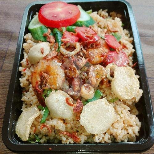 Nasgor Rempah Seafood menu Nasgor Rempah Bang Chekel, Batu
