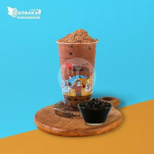 Boba Choco Hazelnut Milk Tea menu Bobakar, Ngaliyan