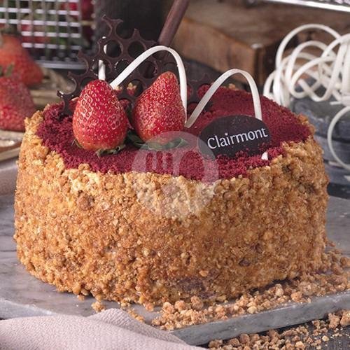 Red Velvet Nougat 20 cm menu Clairmont, Gandaria