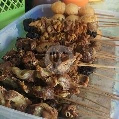 Sate Usus menu Bubur Ayam Cirebon Mang Hardi, jl. Merpati 62 TEGAL