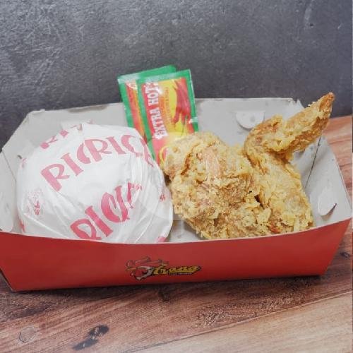 Nasi menu Irana Fried Chicken, Ayam Geprek, Burger, Milk Boba, Ngaliyan